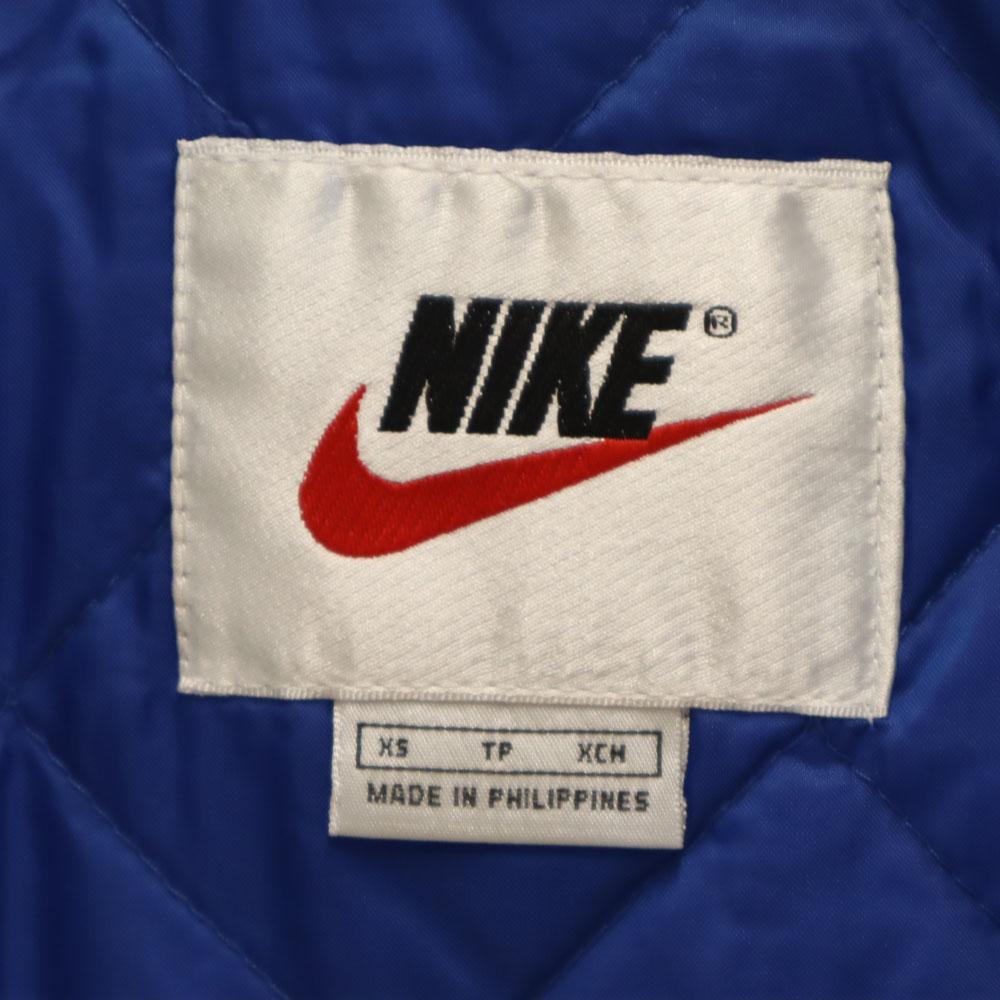 Unused NIKE 90s Old White Tag Unused Nylon Jacket Quilted Back with Tag Kid's Used