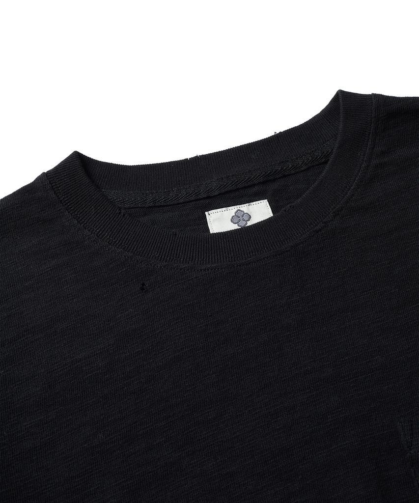 ESFAI Worn Slub L/S T-Shirt (Black)