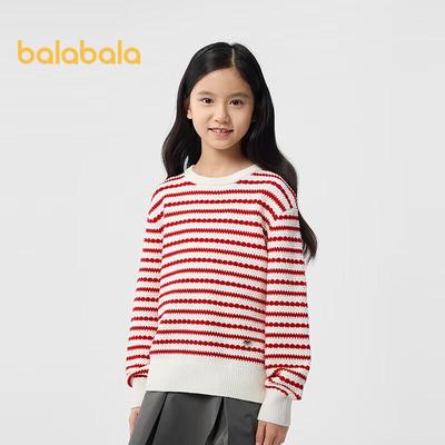 Balabala Girls' Sweet Knit Pullover Sweater