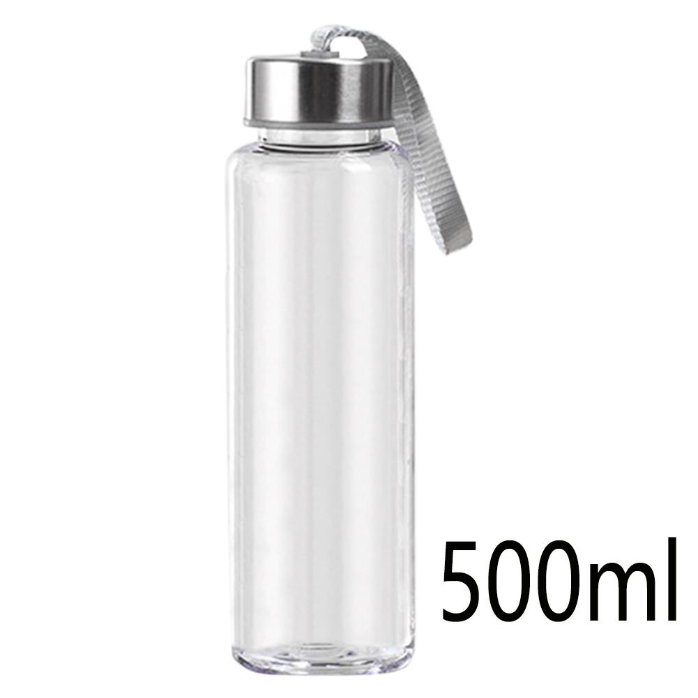 1pc Transparent Plastic Water Bottle 300/400/500ml Water Cup for Drinking Portable Sport Tea Coffee Cup Kids Water Bottle School
