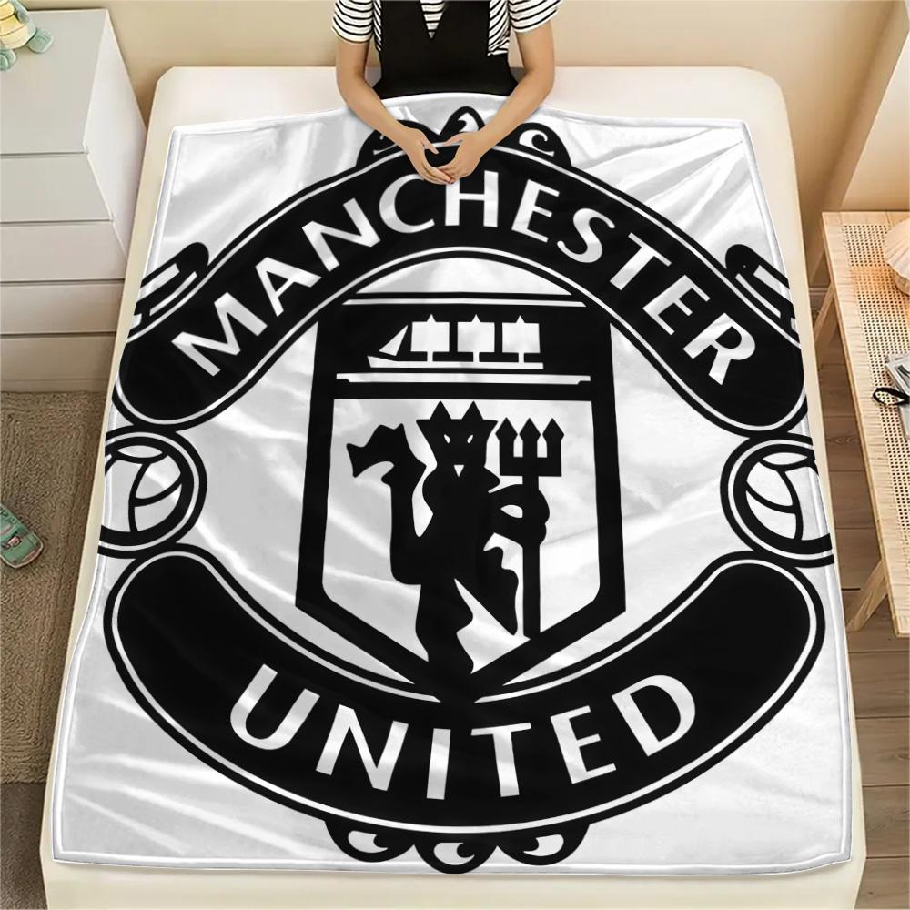 Man Utd Print FlAannel Blanket, High quality Comfortable for All Seasons, Home Decor, Warmth and Comfort