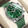 Luxury Sports Military Men Watch Waterproof Luminous Chronograph Fashion Leather Date Man Wristwatch Quartz Men's Watches