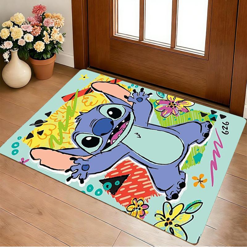Stitch Adventure Living Room Nonslip Area Rug Soft Carpet For Bedroom Game Playroom Sofa Office Home Decor Doormat Christmas Gift C922442