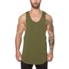 6689 Blank Mesh Slim Fitness Vest Men&#39;s European and American Arc Hem Sports GYM Bottoming Breathable Quick-drying Shoulder 6689