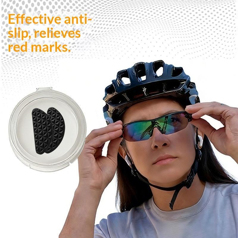 Adhesive Silicone Eyeglasses Nose Pads 10Pcs Anti Slip Bionic Lizard Skin Design for All Glasses Types Daily Use