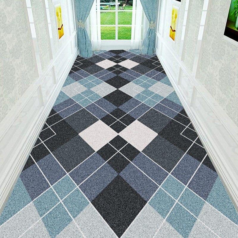 All Size Hallway Carpet Wedding Corridor Rug Stairs Carpet Home Floor Runners Rugs Hotel Entrance Aisle Floor Long Rug Bedroom