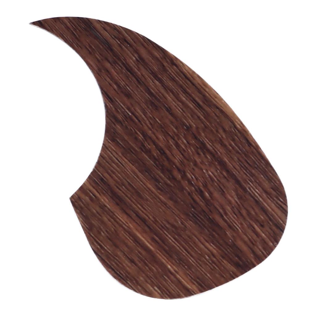 Acoustic Guitar Pickguard PVC Wood Grain Pattern Durable 3D Pickguard Scratch Plate Water Drop Shape