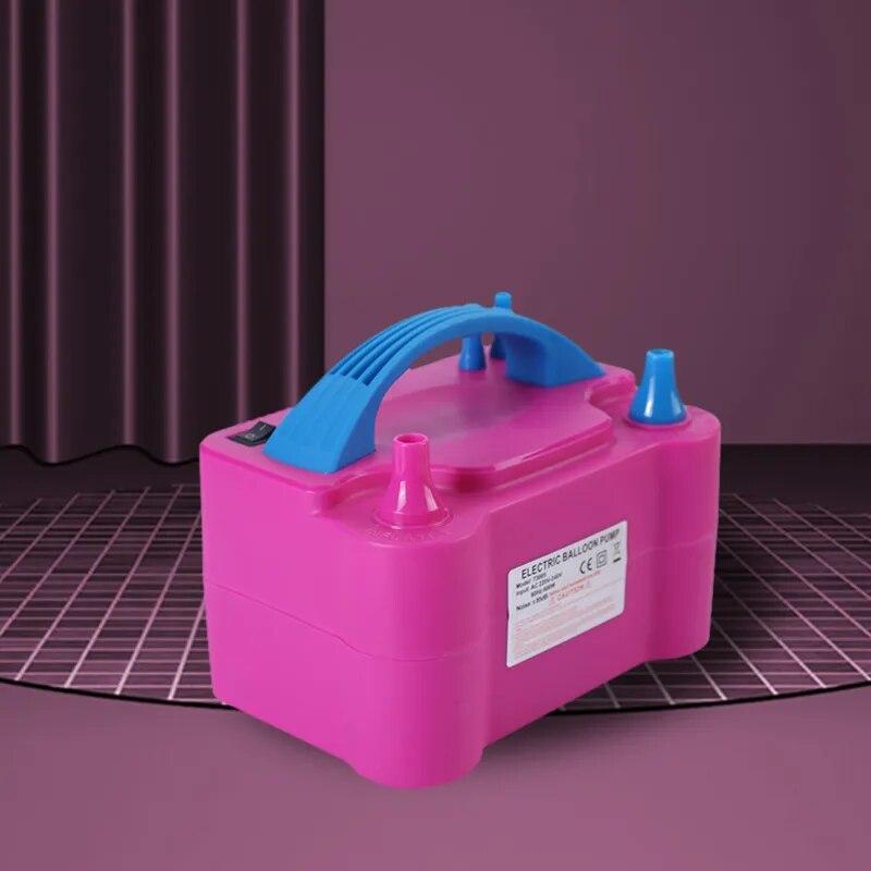 Vysokonapěťová dvouotvorová AC nafukovací elektrická pumpa na balónky EU zástrčka Elektrická pumpa na vzduchové míče Všechny styly Nafukovací pumpa Přenosná Ai