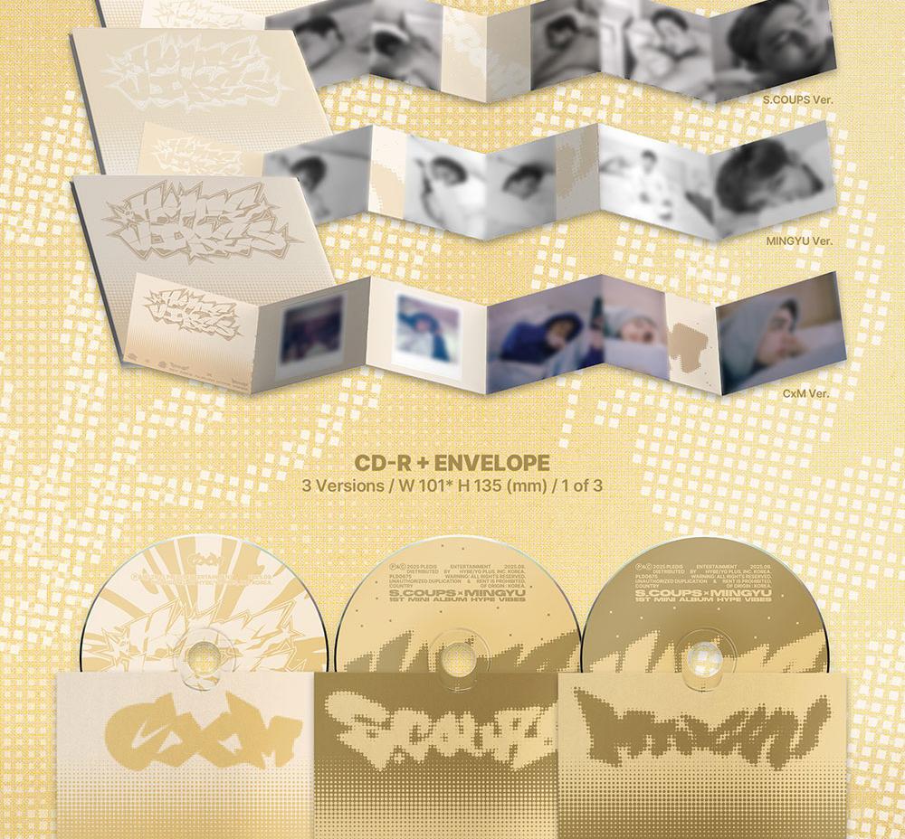(Compact ver.) S.COUPS X MINGYU of SEVENTEEN (SVT) [HYPE VIBES] 1st Mini Album