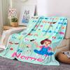 Customiz Name Personality Ms. Rachel Blanket Soft &Warm Sofa Office Bed Travel Lunch Break Blanket, Gift Suitable All Seasons