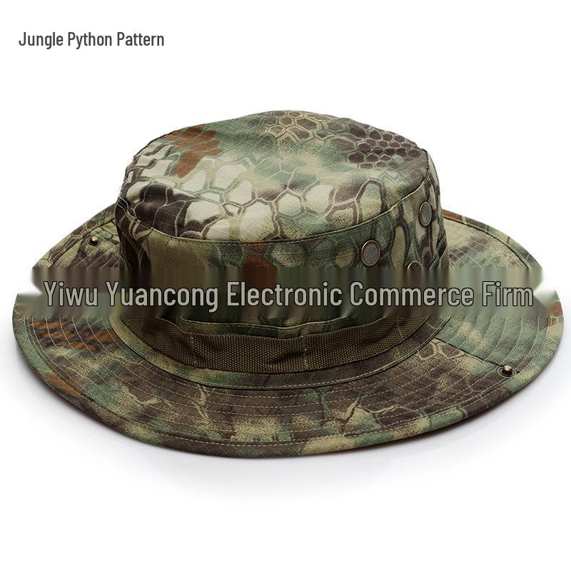 Men's Tactical Camouflage Military Sun Hat - Outdoor/Fishing/Fisherman Hat