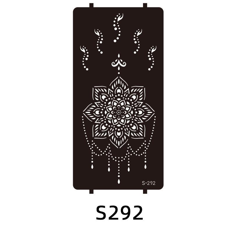 Indian Hannah Tattoo Template Tattoo Hand Drawn Template Juice Tattoo Sticker Painted Hennatattoo