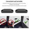 Tissting 4 Pairs Magnetic Luggage Door Buckle and Holder Kit,RV Magnetic Baggage Door Catch with Installation Screws,for RV,Trailer(Black)