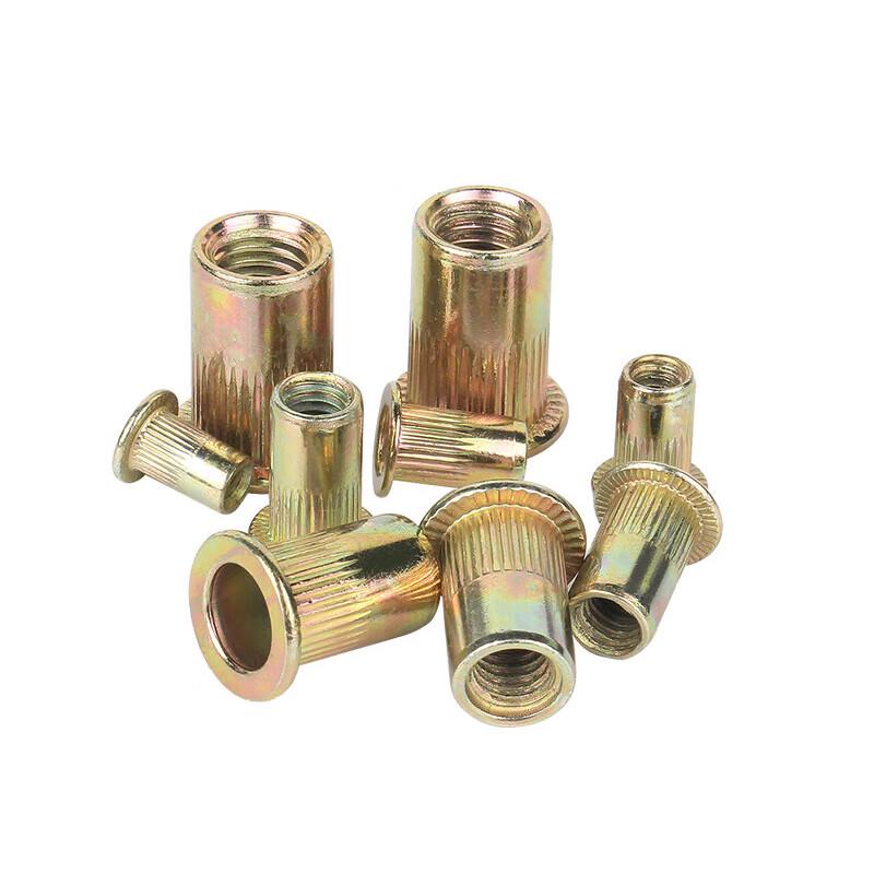 Color Zinc Flat Head Rivet Nuts
