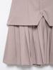 TAOP&ZA Women's Spring/Summer Sleeveless Strapless Pleated Dress