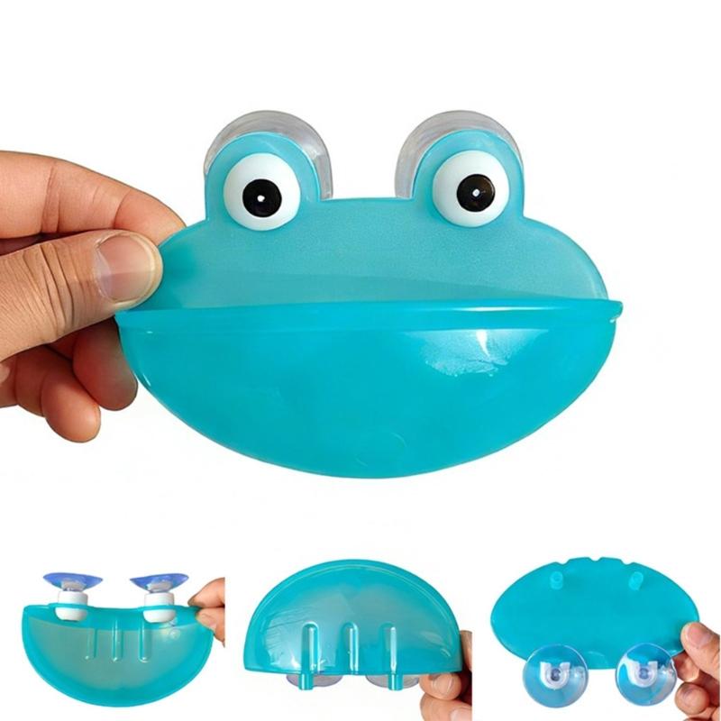 4Pcs Frogs Shape Water Bowl Feeder With Strong Suction Cup Design For Small Pet Reptiles And Amphibians Terrariums Decors