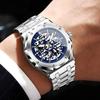 Automatické pánské hodinky Mechanické hodinky Tourbillon Vodotěsné Business Nerezová ocel Business Pánské hodinky