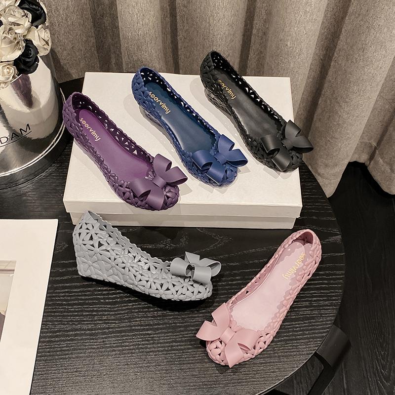 Fashion Female Sandal Fashion Womens Shoes 2025 Anti-Skid Increasing Height Breathable All-Match Girls Luxury Outside New Closed Beach