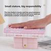Children Jewelry Box With Mirror Multi Layer Travel Organizer For Earrings And Necklaces
