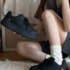 Black Board Shoes Women's Spring and Autumn New Platform Casual Shoes Sports Versatile Fashion Bread Shoes
