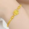 Vietnamese Gold Sand Rose Bead Bracelet: Gold-Plated Fashion for a Simple, Stylish Gift