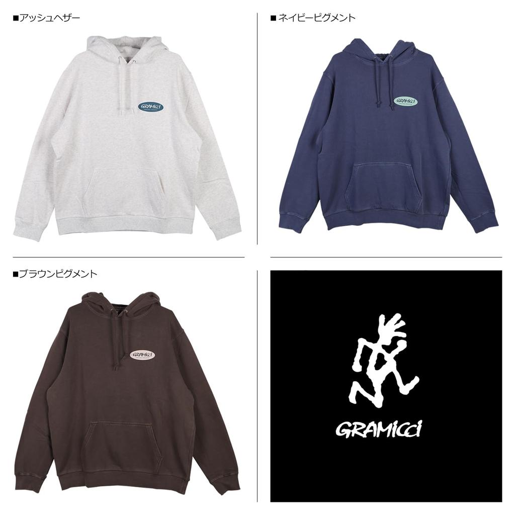 Gramicci Original Freedom Pullover Hoodie Sweatshirt, Men's, G3FU-J079, Navy, Size L