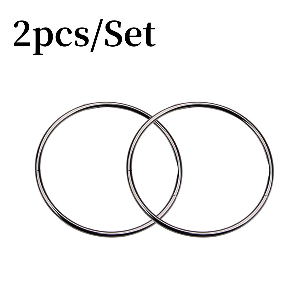 2pcs/Set Metal Round Purse Sewing Frame DIY Bag Handles For Bag Making Purse Handles 7.5/10CM Replacement Hardware For DIY Bag