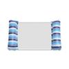Portable Foldable Water Hammock with Net Backrest Floating Water Bed Inflatable Striped Swimming Pool Mattress Pool Party Toy