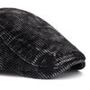 Herbst Winter Schirmmütze Herren Cord Schirmmütze Damen Retro Baskenmütze Britische Schiebermütze