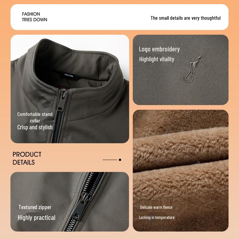 Men's Winter Stand Collar Cotton Jacket