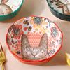 Direct Supply Underglaze Cartoon Ceramic Bowl Dessert Fruit Salad Bowl Microwave Oven Baked Rice Bowl Pet Bowl Household