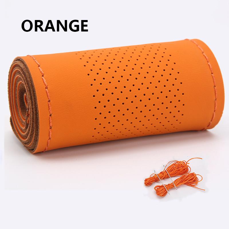 Anti-Slip Car Steering Wheel Braid Cover Hand-Sewn Car Steering Wheel Covers Are Suitable For 90% of the Models On The Market
