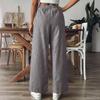 Women's Straight Pants Fashion Casual Pants Nine Point Harlan Pants