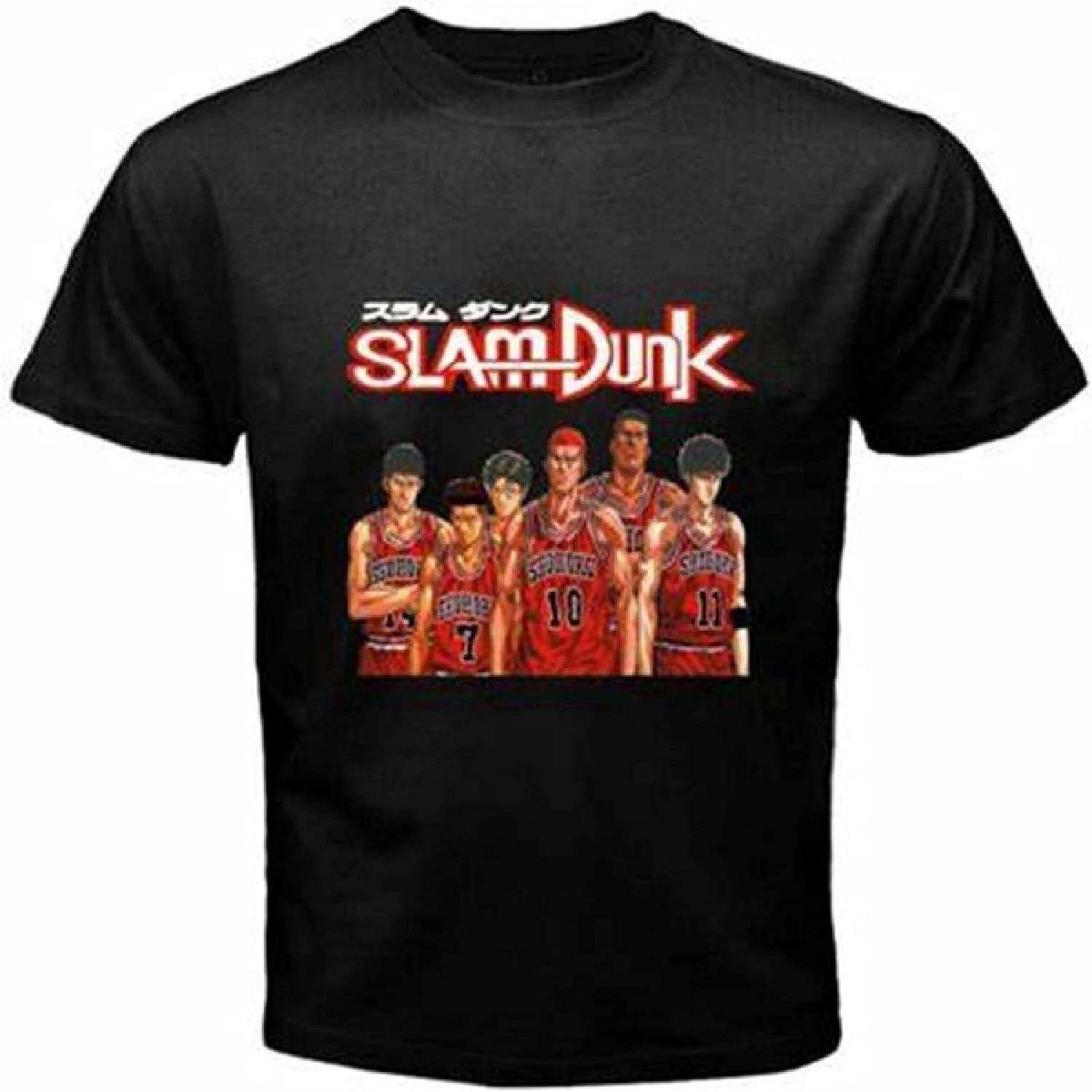 BEGOBERG Manga Anime T Shirt Mens Slamdunk Men s T Shirt Mens XS XXXXXL разноцветный
