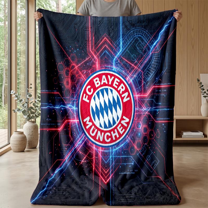 Bayern Munich Theme blanket Soft Flannel Blanket Plush Throw Blanket Cozy Sofa Bed Blanket for Home Decor