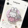 Kawaii Miffy Magnetic Stand Cute Cartoon Miffy Rabbit Spin MagSafe Magnetic Adhesive Stand for Mobile Phones