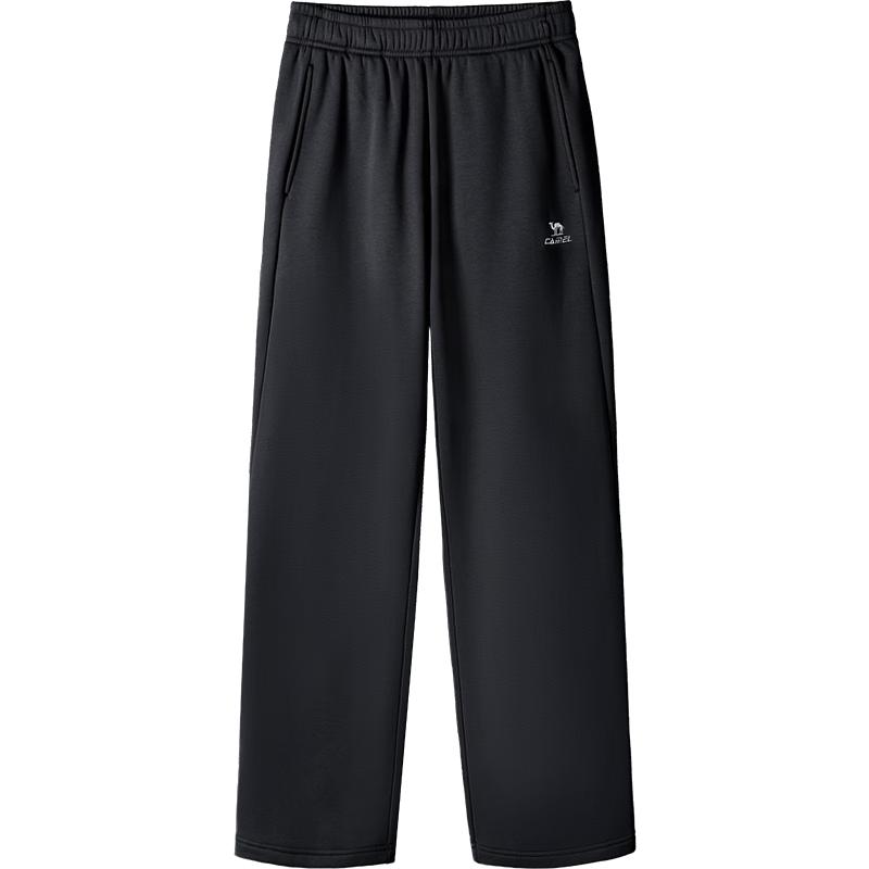 Camel Men's Fleece-Lined Straight-Leg Casual Knit Pants