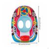 Kids Pool Toy with Steering Wheel Swimming Floats Seat Boat Inflatable Watercraft LeakResistant