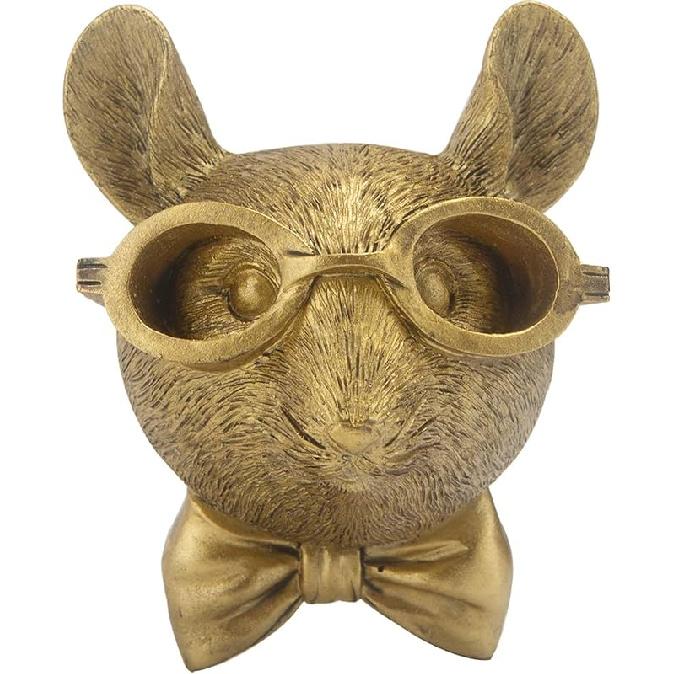 Yo Vryncal Bear Head Wall Mount Decor, Animal Wall Art, Resin Animal Head Wall Hanging Decoration for Living Room, Bedroom, Kitchen, Office