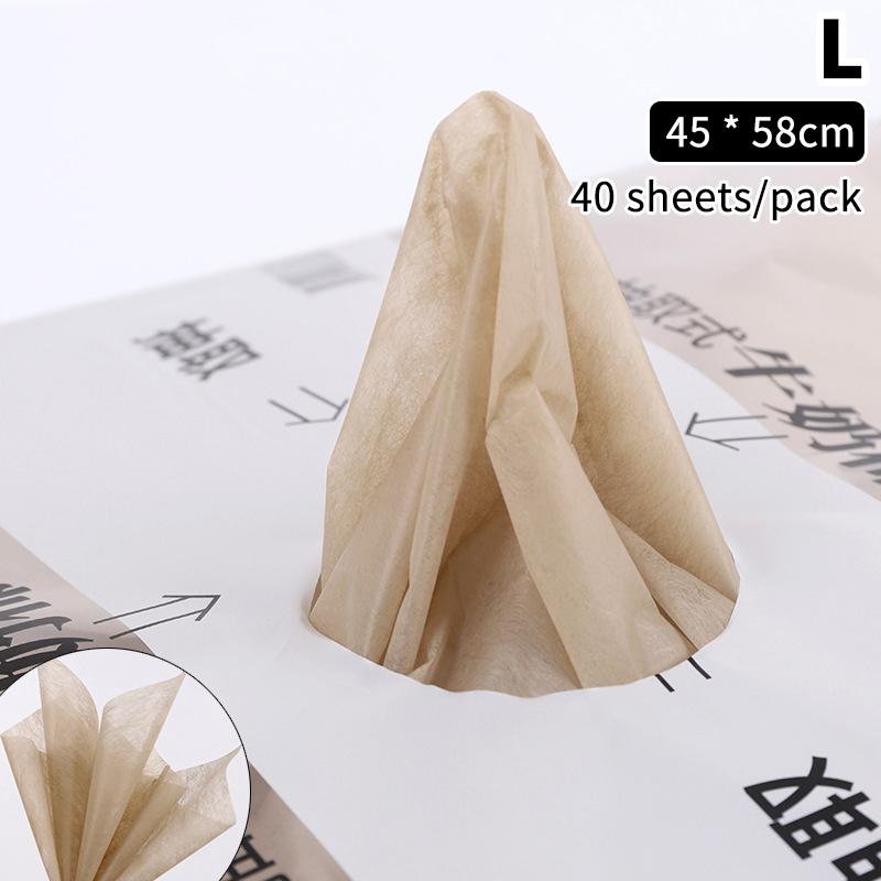40 Pcs Milk Cotton Tissue Paper Florist Flower Wrapping Paper Diy Handmade Bouquet Crafts Gifts Packaging Wedding Party Supplies