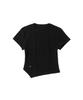 Sekeonmonollogeu W. Oblique Slim Fit Short Sleeve T-Shirt [Black]_Sewts005Black