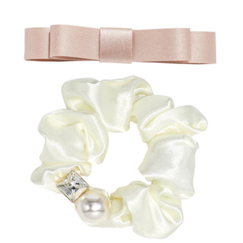 UNI.J Satin & Ribbon Hair-Set Ia144