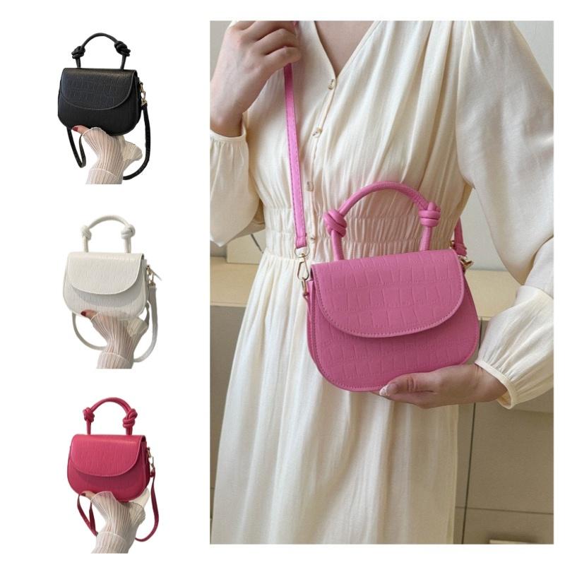 Trendy New Autumn Style 2023 Stone Texture Solid Color Urban Minimalist Shoulder Handbag