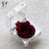 Preserved Crystal Rose Acrylic Flower Gift Box for Valentine's Day Confession