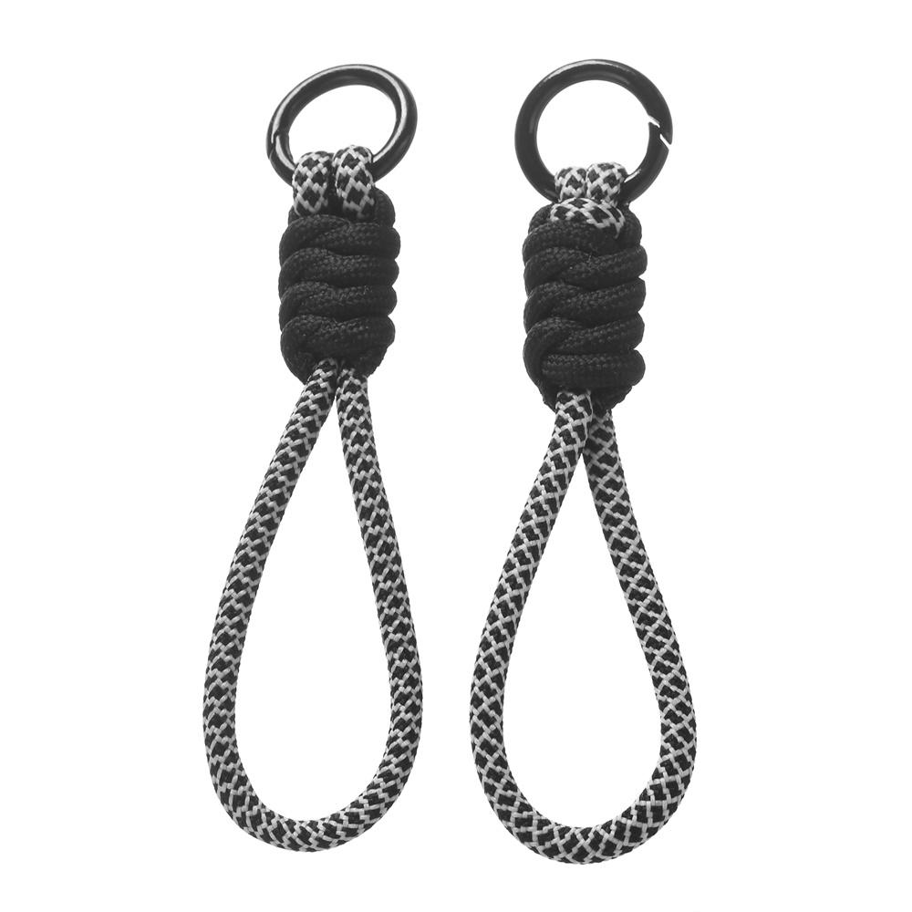 1pc Colorful Braided Lanyard Keychain for Phone Case Women Anti Lost Knot Rope Strap Car Key Chains Diy Accessories Keyring