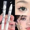 White Matte Highlighter & Eye Brightener Pencil – Waterproof, One-Stroke Shaping for Corner & Eyeshadow