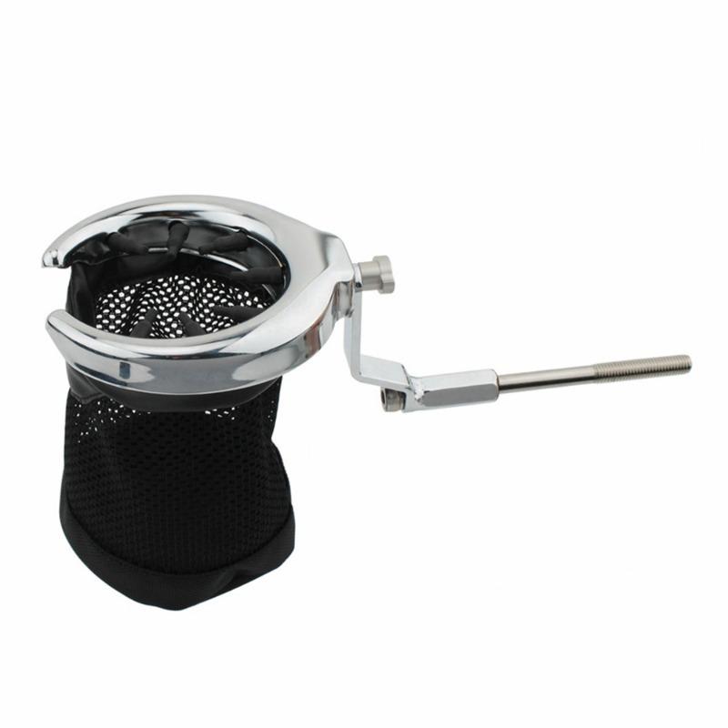 Motorcycle Drink Cup Holder Passenger Handlebar Chorme Water Drinking For Honda Goldwing 1800 GL1800 2001-2017 F6B 2013-2015