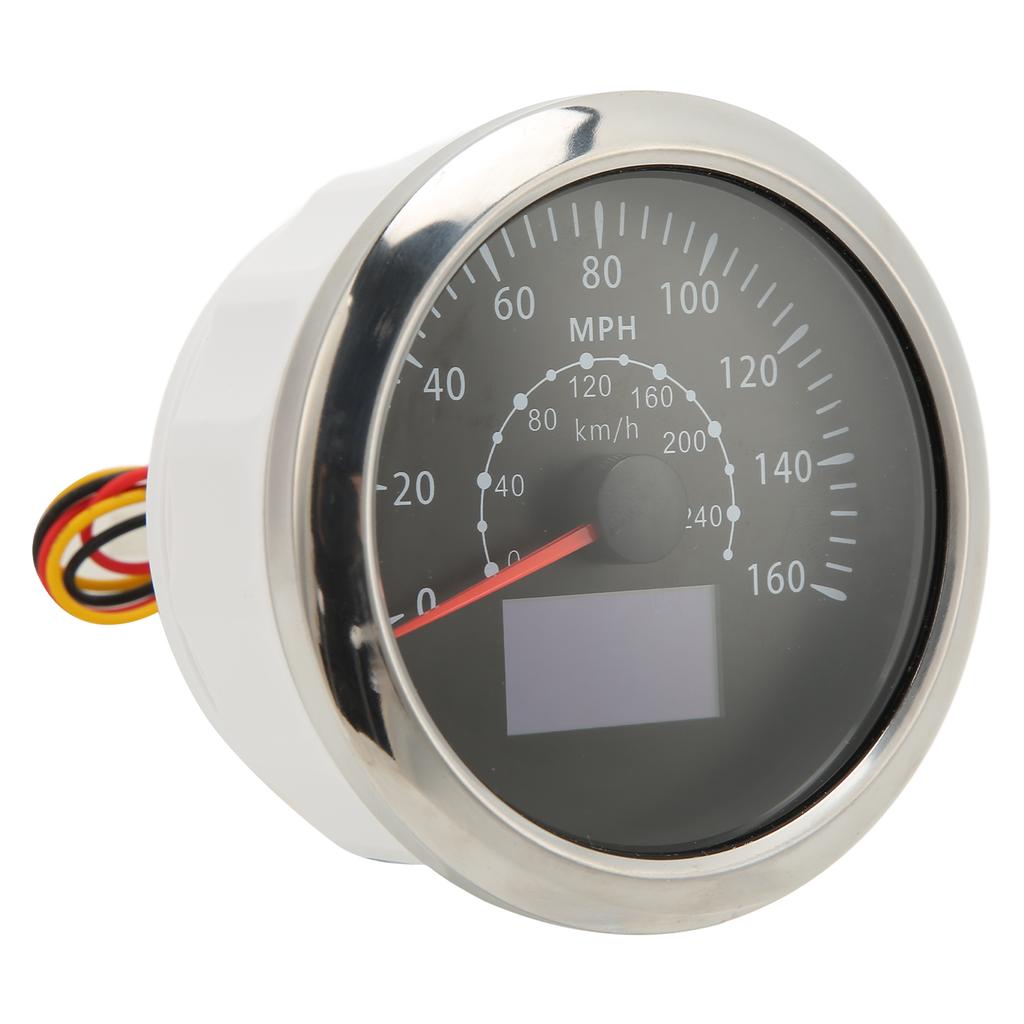 85mmCelsius3.35in GPS Speedometer 0‑160MPH 0‑240KMCelsiusH LCD Screen IP67 Waterproof   for Cars Boats RVs  9‑32V