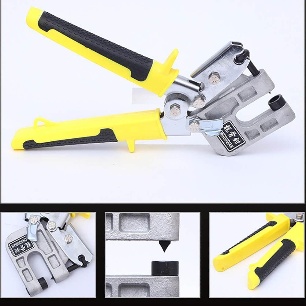 Yellow Metal Stud Crimper Tool 10 Inch Stud Punching Pliers Plaster Tool  Maintenance Engineering