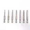 7Pcs S2 Magnetic Star Screw Driver 5 Point Screwdriver Bits 50mm 1/4" Hex Shank T10 T15 T20 T25 T27 T30 T40